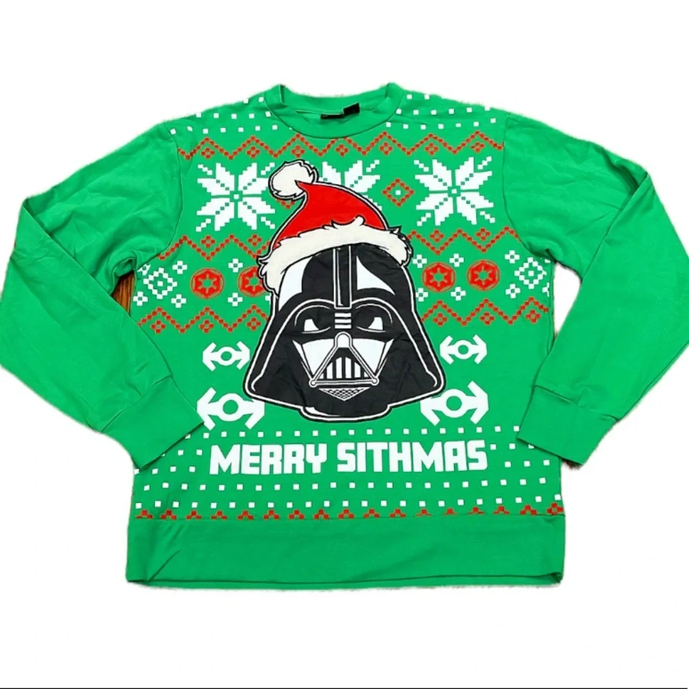Star Wars Merry Sithmas Darth Vader Christmas sweater size medium - Picture 2 of 7